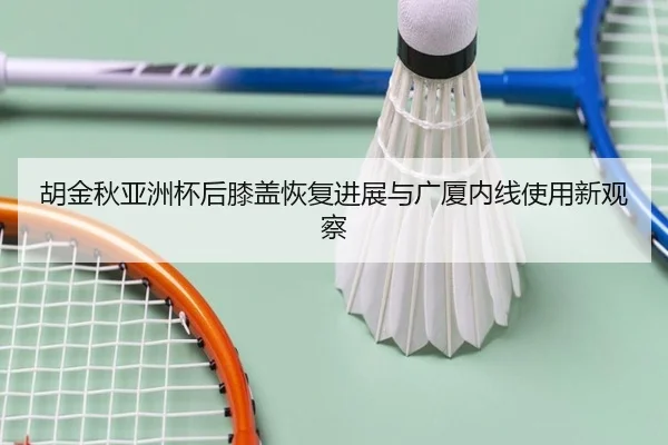 胡金秋亚洲杯后膝盖恢复进展与广厦内线使用新观察